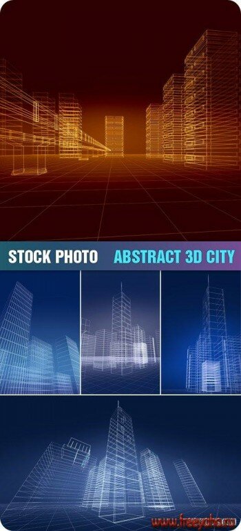 Stock Photo - Abstract 3D City |  