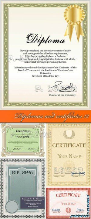    -   | Diplomas and certificates